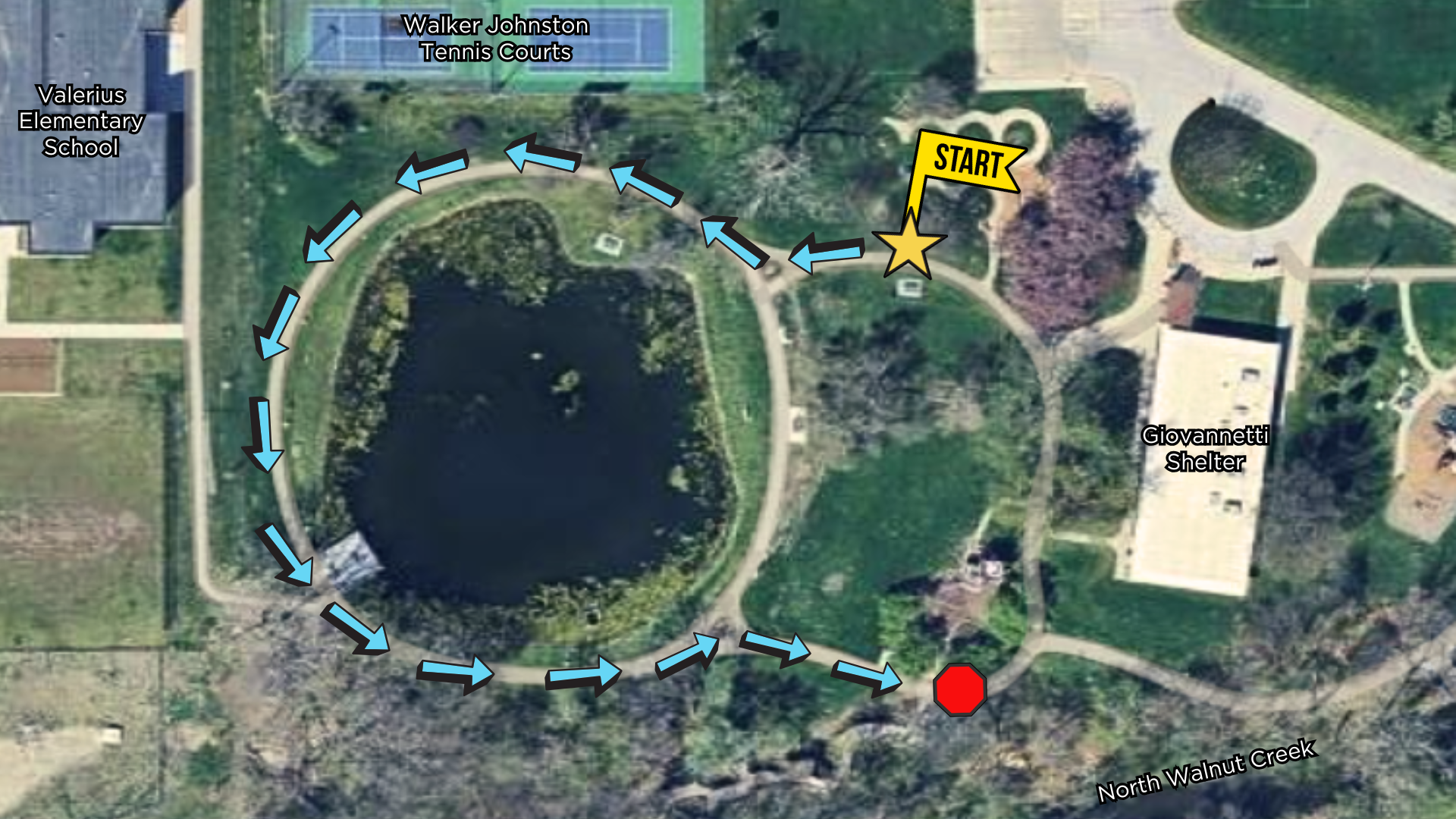 StoryWalk trail map