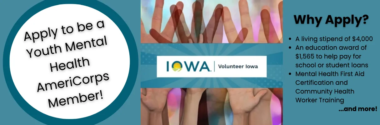 apply to be a youth mental health AmeriCorps member!