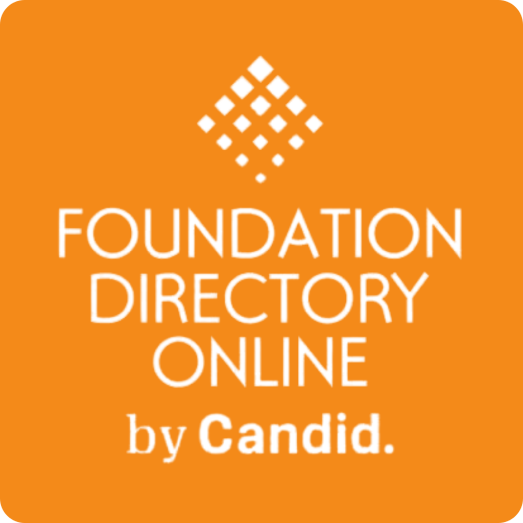 Foundation Directory Online logo shows a square tilted to look like a diamond shape and this is made up of dissolving squares