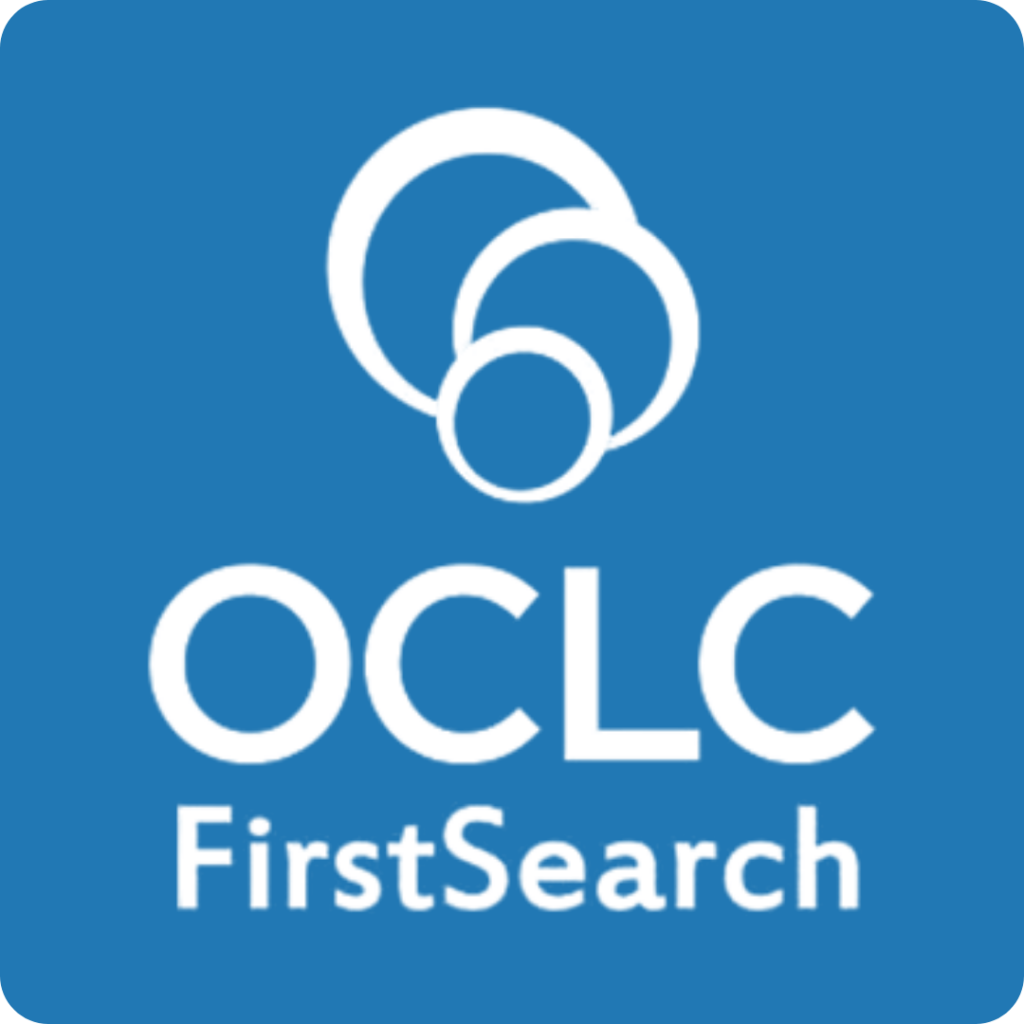 OCLC First Search logo shows three overlapping circles